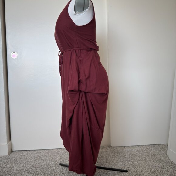 Bolongaro Trevor Oxblood Parachute Dress - Picture 7 of 11